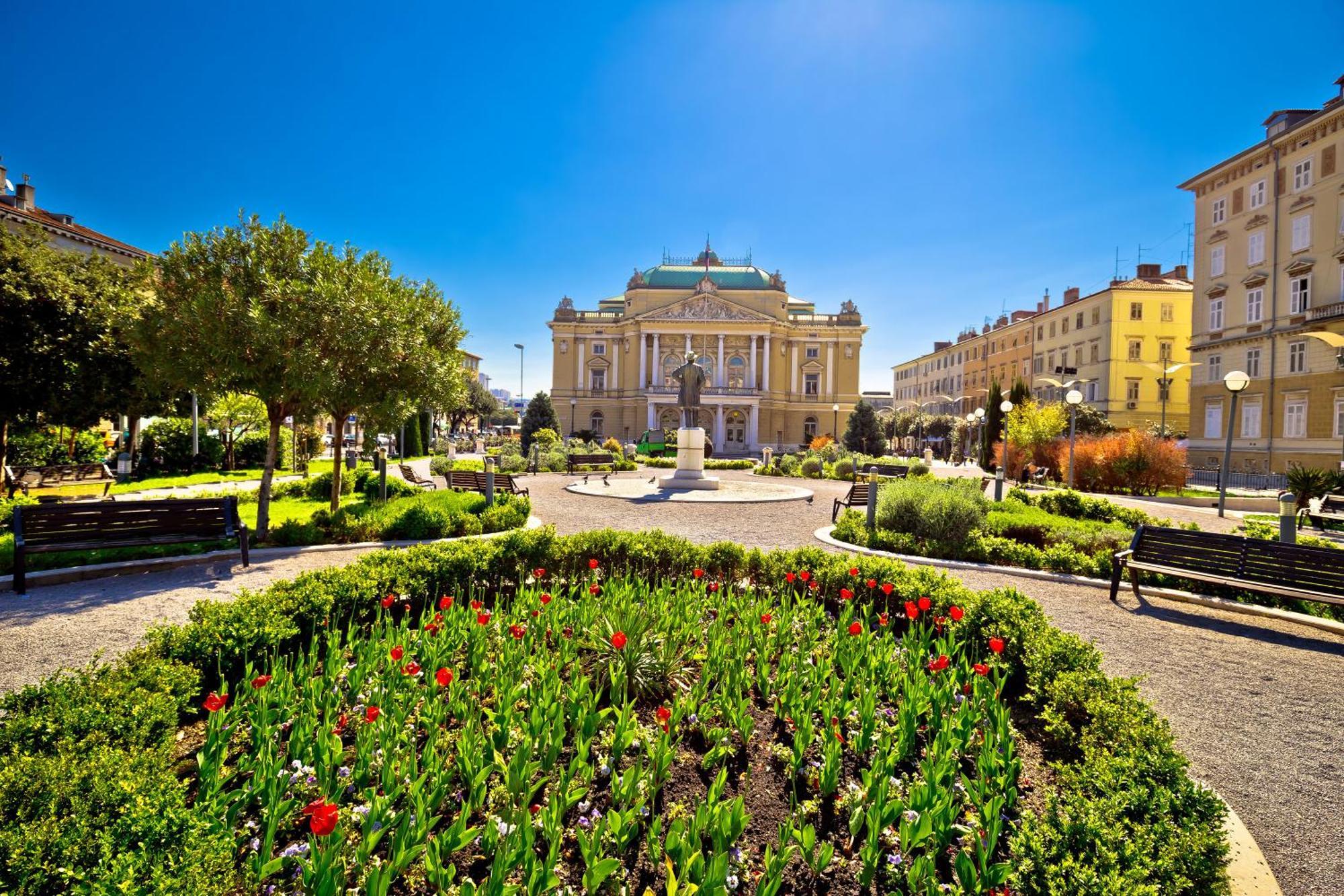 City Apartment With Garden - Happy Rentals Rijeka Ngoại thất bức ảnh
